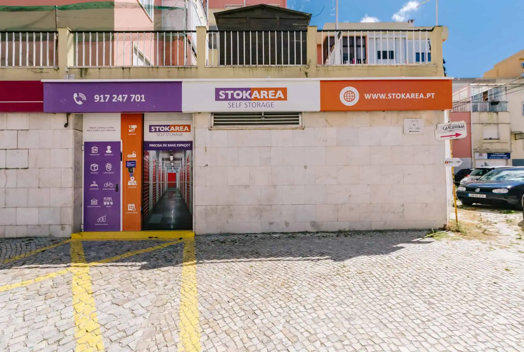 Fotografia rua Unidade stokarea Self storagePontinha